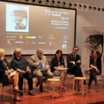 Participantes de la rueda de prensa de presentación de la Feria del Libro de Madrid
