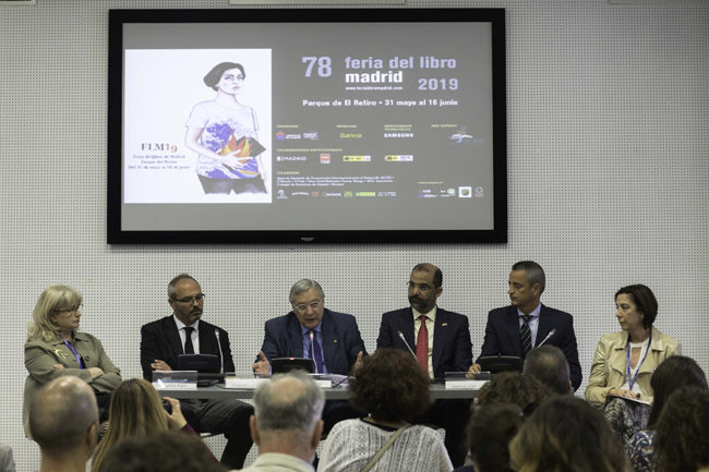 rueda de prensa Feria del libro de Madrid