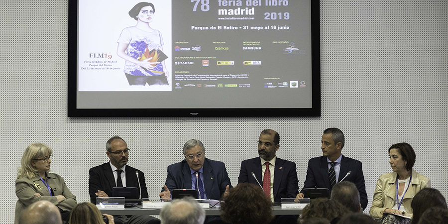 rueda de prensa Feria del libro de Madrid