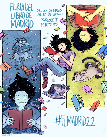 Cartel Feria Libro Madrid 2022